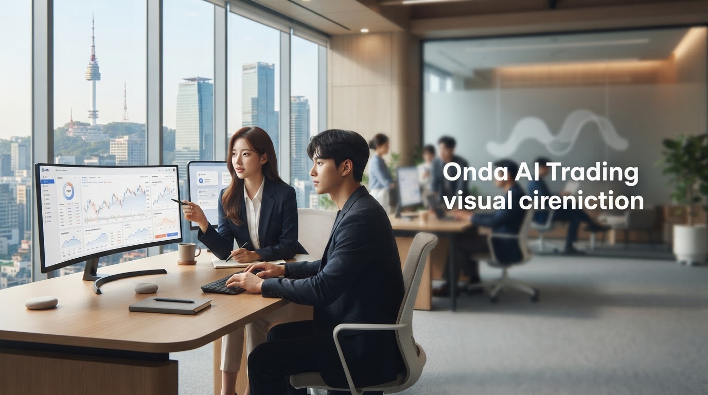 Onda AI Trading AI 데이터 분석 플랫폼의 실시간 전략 모니터링 화면